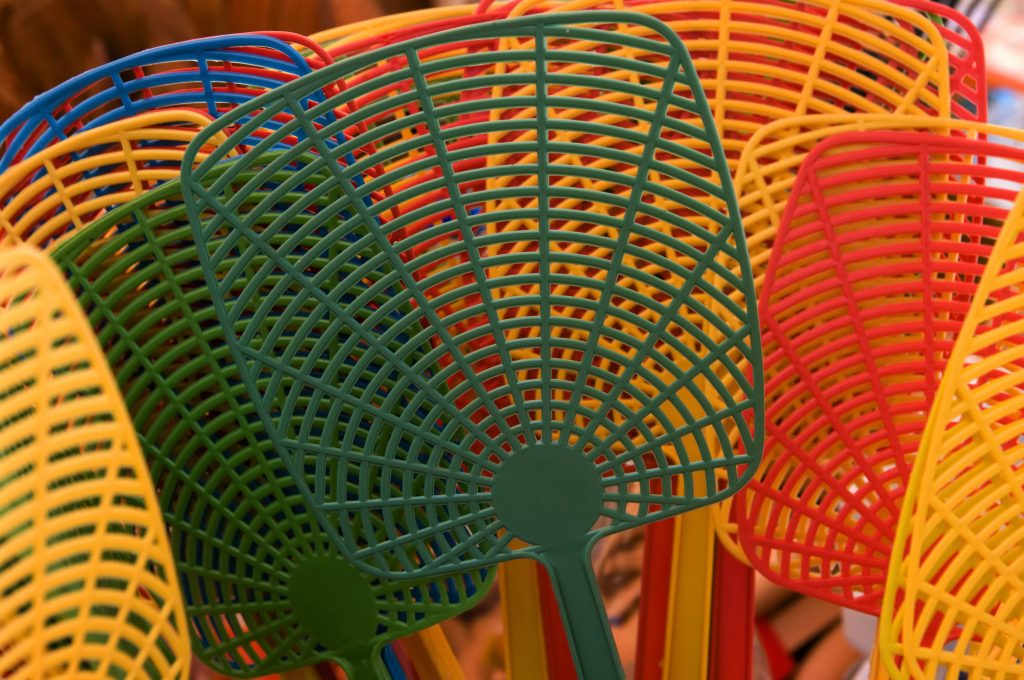 A collection of Fly Swatters 