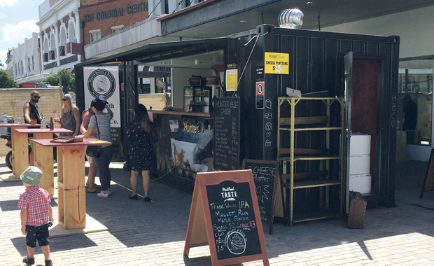 Black Pop-up Shop Bespoke Container