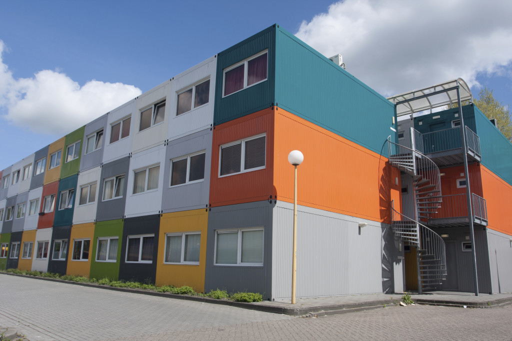 Shipping container houses